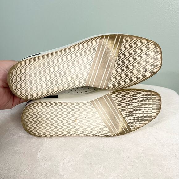 Linea Paolo Sneakers Women 5M White Leather Oxford Kendra Platform Perforated - Picture 5 of 12